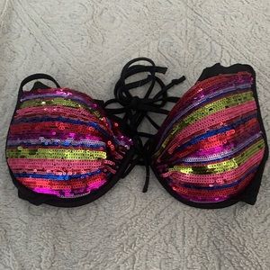 Victoria’s Secret sequined bikini top